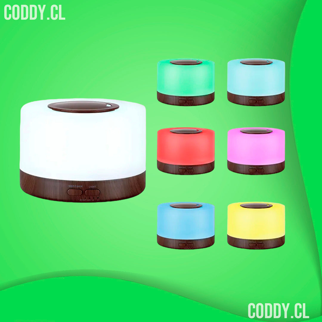 Humificador Luz Led 7 Colores Coddy cl