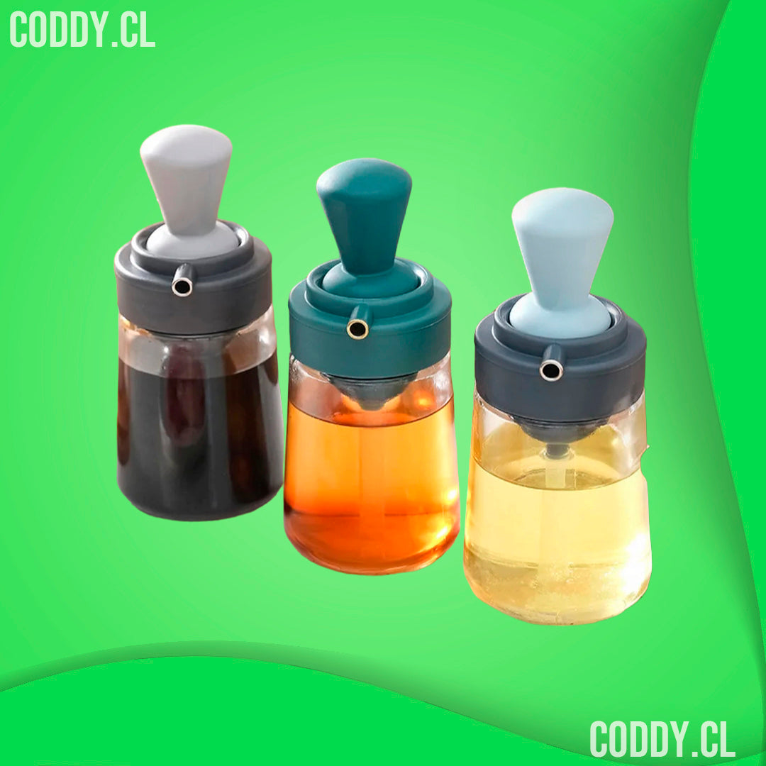 Dispensador de aceite de cocina 2 en 1