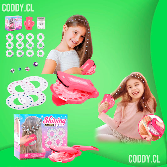 Decorador de Gemas y Diamantes para el Cabello