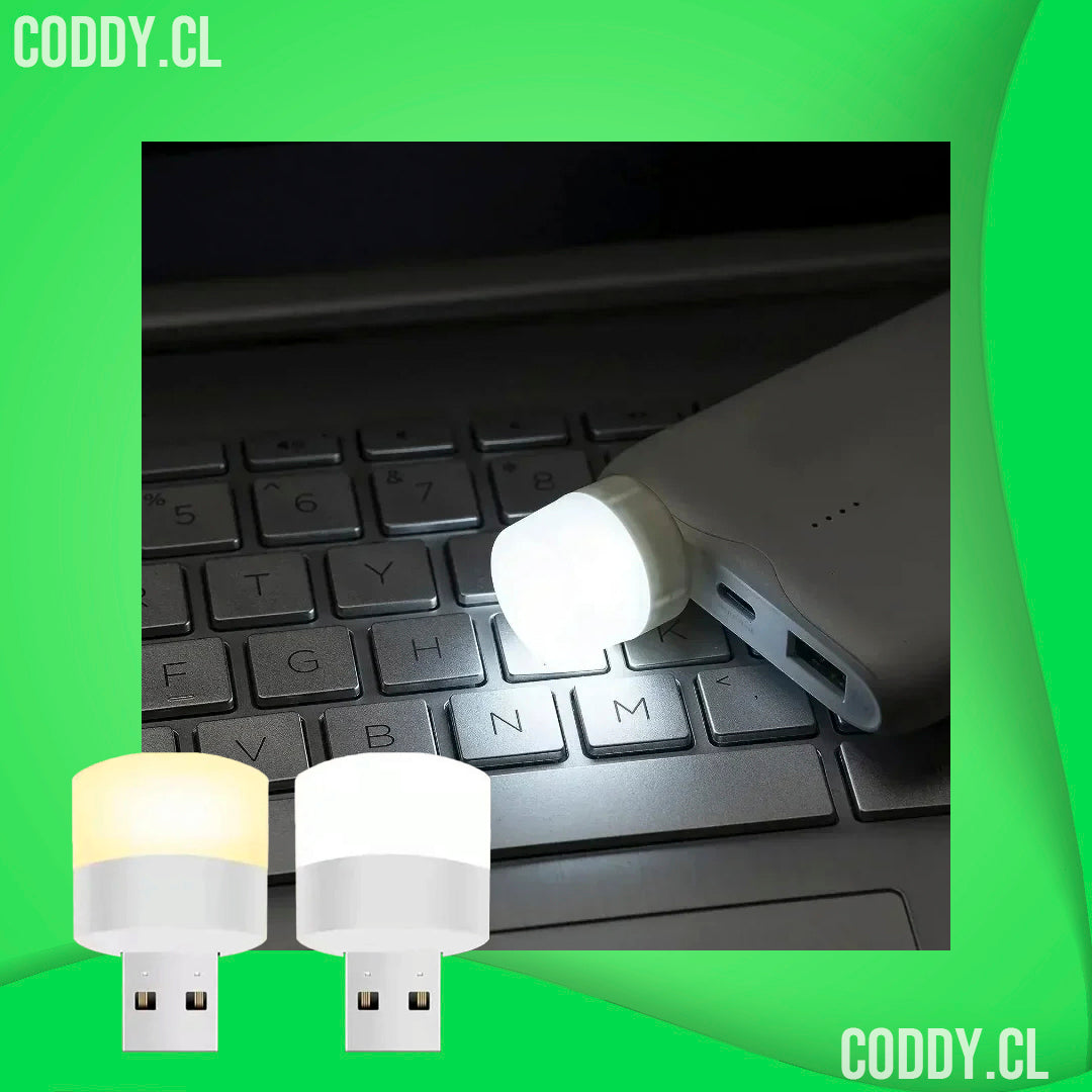 Mini lámpara de enchufe USB